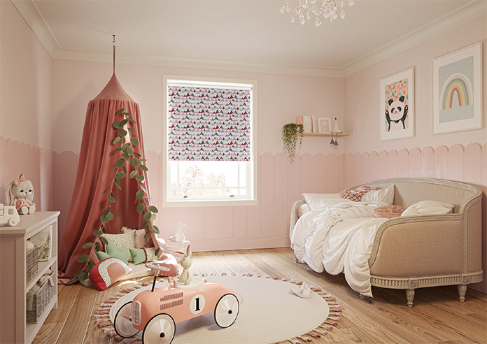 Cloudy Peaks, Petal - Twist&Fit Roller Blind - Image 7